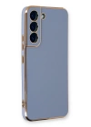 BFS  Samsung Galaxy S22 Plus Kılıf Volet Silikon - Mavi