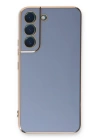 BFS  Samsung Galaxy S22 Plus Kılıf Volet Silikon - Mavi