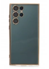 BFS Samsung Galaxy S22 Ultra Kılıf Lensli Silikon - Gold