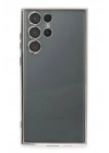 BFS Samsung Galaxy S22 Ultra Kılıf Lensli Silikon - Gümüş