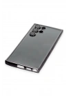 BFS Samsung Galaxy S22 Ultra Kılıf Lensli Silikon - Siyah