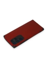 BFS  Samsung Galaxy S22 Ultra Kılıf Loop Deri Silikon - Kırmızı