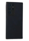 BFS  Samsung Galaxy S22 Ultra Kılıf Loop Deri Silikon - Lacivert