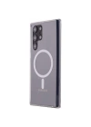 BFS  Samsung Galaxy S22 Ultra Kılıf Magneticsafe Şeffaf Silikon - Şeffaf
