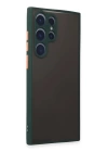 BFS  Samsung Galaxy S22 Ultra Kılıf Montreal Silikon Kapak - Yeşil