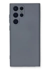 BFS  Samsung Galaxy S22 Ultra Kılıf Nano içi Kadife Silikon - Gri