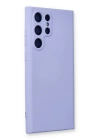 BFS  Samsung Galaxy S22 Ultra Kılıf Nano içi Kadife Silikon - Lila