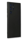 BFS  Samsung Galaxy S22 Ultra Kılıf Nano içi Kadife Silikon - Siyah