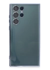 BFS  Samsung Galaxy S22 Ultra Kılıf Razer Lensli Silikon - Açık Mavi