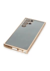 BFS  Samsung Galaxy S22 Ultra Kılıf Razer Lensli Silikon - Gold