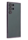 BFS  Samsung Galaxy S22 Ultra Kılıf Razer Lensli Silikon - Mor