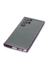 BFS  Samsung Galaxy S22 Ultra Kılıf Razer Lensli Silikon - Mor
