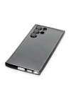 BFS  Samsung Galaxy S22 Ultra Kılıf Razer Lensli Silikon - Siyah