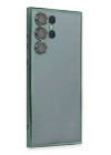 BFS  Samsung Galaxy S22 Ultra Kılıf Razer Lensli Silikon - Yeşil