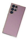 BFS  Samsung Galaxy S22 Ultra Kılıf Volet Silikon - Mor