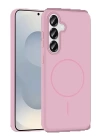 BFS  Samsung Galaxy S23 FE Broş Magsafe Kapak - Pembe