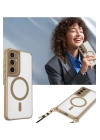 BFS  Samsung Galaxy S23 FE Kılıf Enka Magsafe Silikon Kılıf - Desert