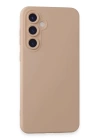 BFS  Samsung Galaxy S23 FE Kılıf Nano içi Kadife Silikon - Pudra