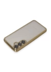 BFS  Samsung Galaxy S23 FE Kılıf Razer Lensli Silikon - Gold