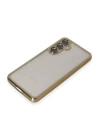 BFS  Samsung Galaxy S23 FE Kılıf Razer Lensli Silikon - Gold