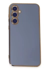 BFS  Samsung Galaxy S23 FE Kılıf Volet Silikon - Mavi