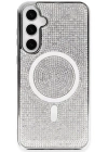 BFS  Samsung Galaxy S23 Kılıf Diamond Magsafe Kapak - Rainbow