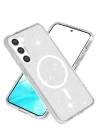 BFS  Samsung Galaxy S23 Kılıf Glow Magsafe Kapak - Şeffaf