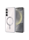 BFS  Samsung Galaxy S23 Kılıf Kross Magneticsafe Kapak - Gümüş