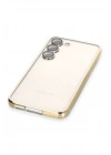 BFS Samsung Galaxy S23 Kılıf Lensli Silikon - Gold