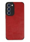 BFS  Samsung Galaxy S23 Kılıf Loop Deri Silikon - Kırmızı