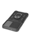 BFS  Samsung Galaxy S23 Kılıf Pars Lens Yüzüklü Silikon - Siyah