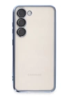 BFS  Samsung Galaxy S23 Kılıf Razer Lensli Silikon - Açık Mavi