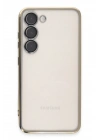 BFS  Samsung Galaxy S23 Plus Kılıf  Lensli Silikon - Gold