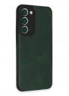 BFS Samsung Galaxy S23 Plus Kılıf Loop Deri Silikon - Yeşil