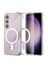 BFS  Samsung Galaxy S23 Plus Kılıf Magneticsafe Şeffaf Silikon - Şeffaf