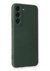 BFS  Samsung Galaxy S23 Plus Kılıf Nano içi Kadife Silikon - Koyu Yeşil