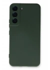 BFS  Samsung Galaxy S23 Plus Kılıf Nano içi Kadife Silikon - Koyu Yeşil
