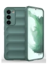 BFS  Samsung Galaxy S23 Plus Kılıf Optimum Silikon - Koyu Yeşil