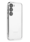 BFS  Samsung Galaxy S23 Plus Kılıf Razer Lensli Silikon - Gümüş