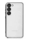 BFS  Samsung Galaxy S23 Plus Kılıf Razer Lensli Silikon - Gümüş