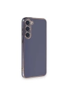 BFS  Samsung Galaxy S23 Plus Kılıf Volet Silikon - Mavi