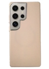 BFS  Samsung Galaxy S23 Ultra Besa Magsafe Kapak - Desert