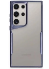 BFS  Samsung Galaxy S23 Ultra Kılıf Boyi Silikon Kapak - Lacivert