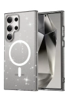 BFS  Samsung Galaxy S23 Ultra Kılıf Glow Magsafe Kapak - Siyah