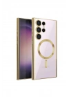 BFS Samsung Galaxy S23 Ultra Kılıf Kross Magneticsafe Kapak - Gold