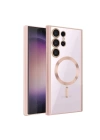 BFS  Samsung Galaxy S23 Ultra Kılıf Kross Magneticsafe Kapak - Rose