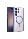 BFS Samsung Galaxy S23 Ultra Kılıf Kross Magneticsafe Kapak - Sierra Blue