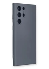 BFS  Samsung Galaxy S23 Ultra Kılıf Nano içi Kadife Silikon - Gri