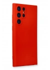 BFS  Samsung Galaxy S23 Ultra Kılıf Nano içi Kadife Silikon - Kırmızı