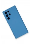 BFS  Samsung Galaxy S23 Ultra Kılıf Nano içi Kadife Silikon - Mavi